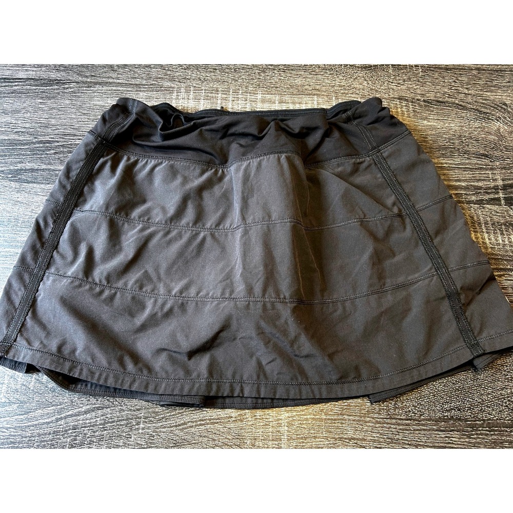 Limited Earlier Release Lululemon‎ Pace Rival Skirt Black Luxtreme Athletic 10